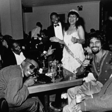 Lorraine O'Grady: Mlle Bourgeoise Noire celebrates with her friends, from Mlle Bourgeoise Noire Goes to the New Museum, 1980–83/2009