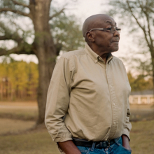 <p>James Johnson near his home in Abbeville, Alabama. 2016. (Photo: Andre Wagner for the Equal Justice Initiative)</p>