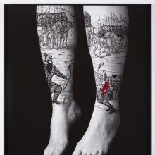 <p>Shirin Neshat (born 1957, Iran, lives America). <em>Divine Rebellion</em>, 2012. Acrylic on laser-exposed gelatin silver print, 62 × 49 in. (157.5 × 124.5 cm). Brooklyn Museum, Bequest of Samuel Zachary Gitlin and Mary Hayward Weir, gift of Dr. Richard Bassin, Bessemer Trust Company, IBM Gallery of Science, and David Saks, by exchange and Alfred T. White Fund, 2012.22. © Shirin Neshat. (Photo: Image courtesy the artist and Gladstone Gallery, New York and Brussels)</p>