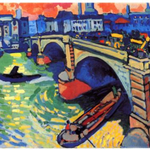 <p>André Derain (French, 1880–1954). <i>London Bridge</i>, 1906. Oil on canvas. The Museum of Modern Art, New York. Gift of Mr. and Mrs. Charles Zadok</p>