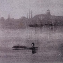 <p>James McNeill Whistler (American, 1834–1903). <i>Nocturne: The River at Battersea</i>, 1878. Lithotint on paper. S. P. Avery Collection, Miriam and Ira D. Wallach Division of Art, Prints and Photographs, The New York Public Library, Astor, Lenox, and Tilden Foundations</p>
