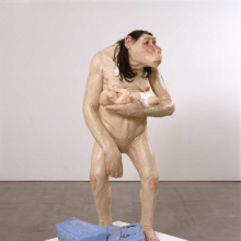 <p>Patricia Piccinini (Australia, b. 1965). <i>Big Mother</i>, 2005. Silicon, fiberglass, human hair, leather, studs, and diaper. Lent by Heather and Tony Podesta Collection. © Patricia Piccinini. (Photo: Courtesy of Robert Miller Gallery, New York)</p>