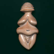 Judy Chicago: Ceramic Goddess #3 (Study for Goddess Figurine on Fertile Goddess runner)