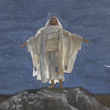 
                           
                           James Tissot (French, 1836−1902). Jesus Goes Up Alone onto a Mountain to Pray (detail), 1886−94. Opaque watercolor over graphite on gray wove paper, 1138 x 61⁄4 in. (28.9 × 15.9 cm). Brooklyn Museum, Purchased by public subscription, 00.159.137
                           
                           