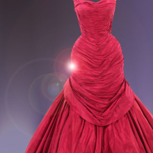 
                           
                           Charles James (American, born England, 1906–1978). “Tree” Evening Dress (detail), 1955. Rose pink silk taffeta; white silk satin; red, pink and white tulle. Brooklyn Museum Costume Collection at The Metropolitan Museum of Art, Gift of Mrs. Douglas Fairbanks, Jr., 1981 (2009.300.991)
                           
                           