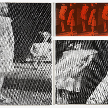 <p>Marilyn Minter (American, born 1948). <em>Little Girls #1</em>, 1986. Enamel on canvas (3 panels), overall 68 x 86 in. (172.7 x 218.4 cm). Collection of Jean-Olivier Després, Paris</p>