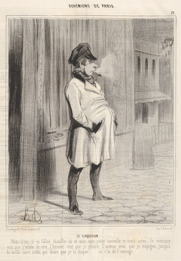 Honoré Daumier: Le claqueur