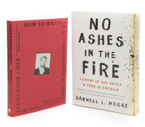 Book covers for How to Write an Autobiographical Novel and No Ashes in the Fire: Coming of Age Black and Free in America