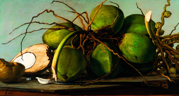 Francisco Oller: Still Life with Cocnuts