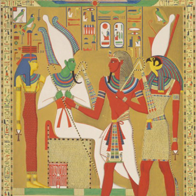 Tomb of Seti I at Thebes from Niccolo Rosellini's Monuments of Egypt and Nubia