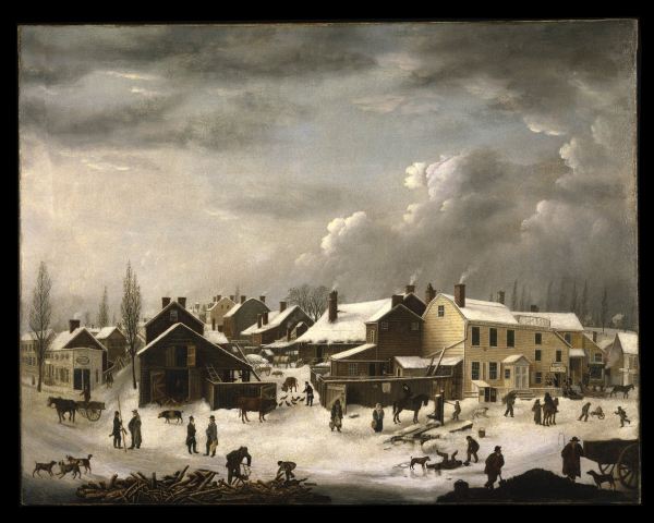 Francis Guy: Winter Scene in Brooklyn