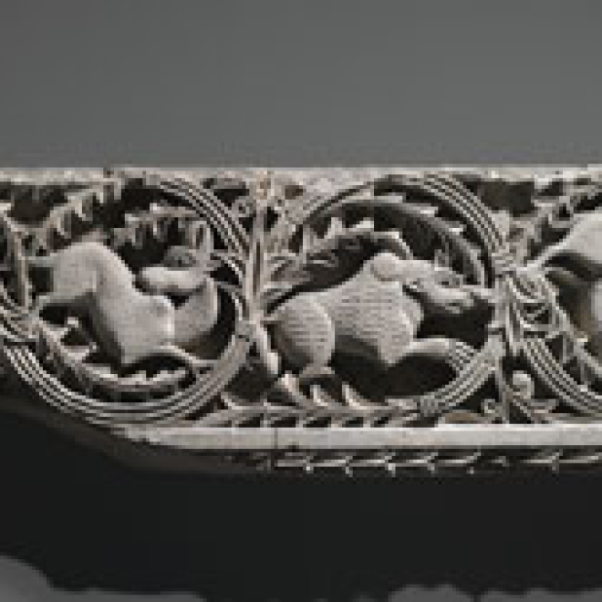 Frieze of Animals in Plant Scrolls