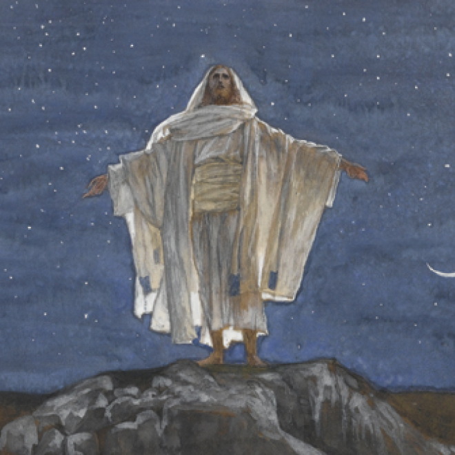 James Tissot: Jesus Goes Up Alone onto a Mountain to Pray