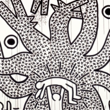 <p>Keith Haring (American, 1958–1990). <i>Untitled</i>, 1982. Sumi ink on paper, 107 × 160 in. (271.8 × 406.4 cm). Collection Keith Haring Foundation. © Keith Haring Foundation</p>