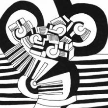 <p>Keith Haring (American, 1958–1990). <i>Untitled</i>, 1978. Various inks and pencils on paper, 8<sup>1</sup>⁄<sub>2</sub> x 11 in. (21.6 × 27.9 cm). Collection Keith Haring Foundation. © Keith Haring Foundation</p>