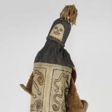 <p>Pamí’wa artist. <i>Dance Mask (Takü)</i>, 20th century. Colombia or Brazil. Bark cloth, wood, pigments. Frank L. Babbott Fund, 61.34.2</p>