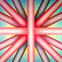 
                          
                          Judy Chicago (American, b. 1939). Heaven is for White Men Only, 1973. Sprayed acrylic on canvas, 80 × 80 in. (203.2 × 203.2 cm). New Orleans Museum of Art, Gift of the Frederick R. Weisman Art Foundation, 93.12. © Judy Chicago. Photo: © Donald Woodman
                          
                          