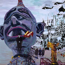 <p>Arnold Mesches (American, born 1923). <em>Anomie 1991: Winged Victory</em>, 1991. Acrylic on canvas, 92 × 135 in. (233.7 × 342.9 cm). The San Diego Museum of Art; Museum purchase with partial funding from the Richard Florsheim Art Fund, 1993.1. © 2013 Arnold Mesches</p>