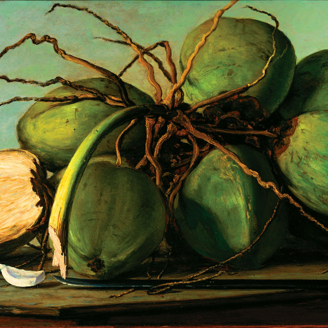 Francisco Oller: Still Life with Coconuts (Naturaleza muerta con cocos)