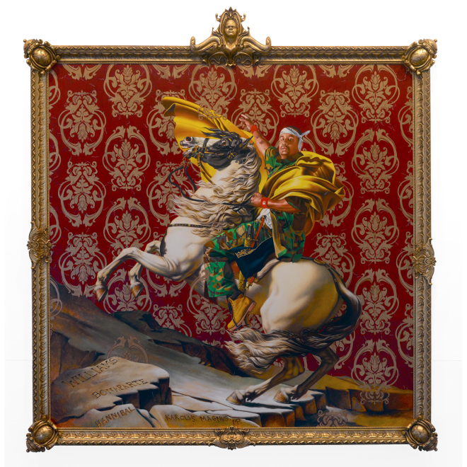 Kehinde Wiley: Napoleon Leading the Army over the Alps