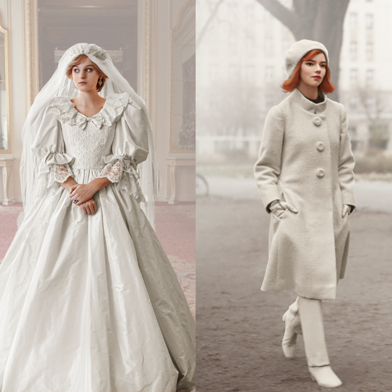 The Queen and The Crown: A Virtual Exhibition of Costumes from “The Queen’s Gambit” and “The Crown”