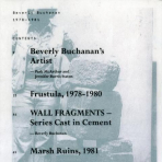 Beverly Buchanan Frustula book cover