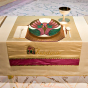 <p>Judy Chicago (American, b. 1939). <em>The Dinner Party</em> (Theodora place setting), 1974–79. Mixed media: ceramic, porcelain, textile. Brooklyn Museum, Gift of the Elizabeth A. Sackler Foundation, 2002.10. © Judy Chicago. Photograph by Jook Leung Photography</p>