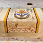 <p>Judy Chicago (American, b. 1939). <em>The Dinner Party</em> (Trotula place setting), 1974–79. Mixed media: ceramic, porcelain, textile. Brooklyn Museum, Gift of the Elizabeth A. Sackler Foundation, 2002.10. © Judy Chicago. Photograph by Jook Leung Photography</p>