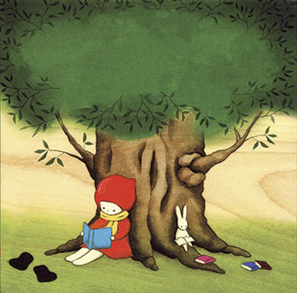 <p>Naoko Stoop: Red Knit Cap Girl and the Reading Tree</p>