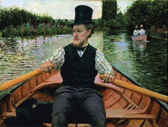 Gustave Caillebotte: Oarsman in a Top Hat
