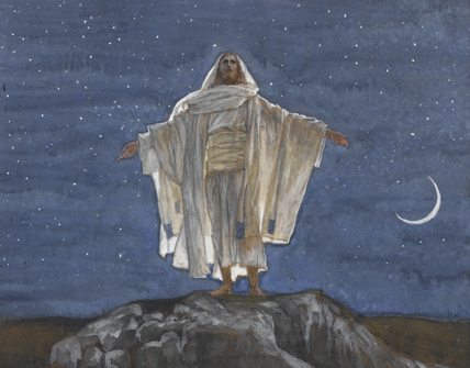 James Tissot: Jesus Goes Up Alone onto a Mountain to Pray