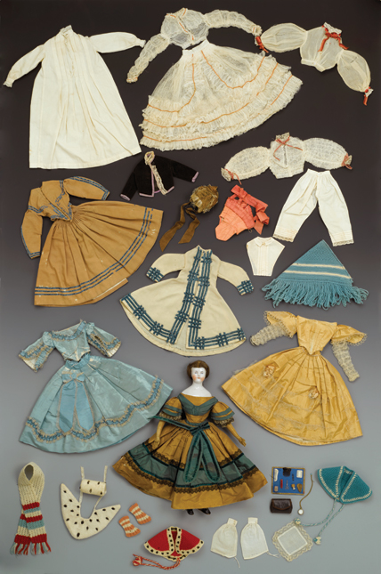 Doll and Wardrobe