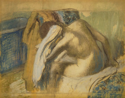 Edgar Degas: Woman Drying Her Hair