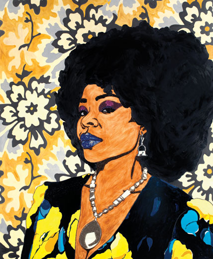 Mickalene Thomas: Din, une très belle négresse #2
