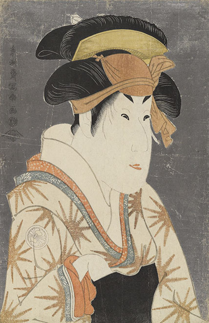 Toshusai Sharaku: Segawa Kikunojo III as Oshizu, Wife of Tanabe Bunzo