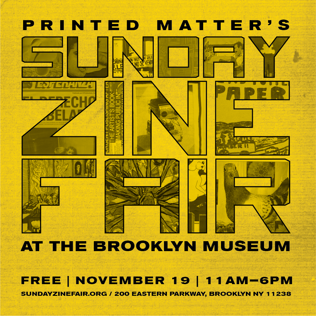 Brooklyn Museum: Printed Matter's Sunday Zine Fair