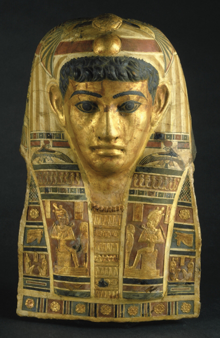 female egyptian death mask
