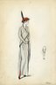 Fashion and Costume Sketch Collection, 1912-1950.