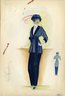 Fashion and Costume Sketch Collection, 1912-1950.