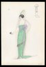 Fashion and Costume Sketch Collection, 1912-1950.