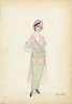 Fashion and Costume Sketch Collection, 1912-1950.