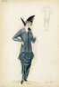 Fashion and Costume Sketch Collection, 1912-1950.