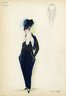 Fashion and Costume Sketch Collection, 1912-1950.