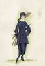 Fashion and Costume Sketch Collection, 1912-1950.