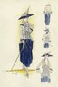 Fashion and Costume Sketch Collection, 1912-1950.