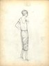 Fashion and Costume Sketch Collection, 1912-1950.