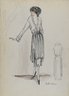 Fashion and Costume Sketch Collection, 1912-1950.