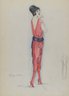 Fashion and Costume Sketch Collection, 1912-1950.