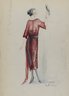 Fashion and Costume Sketch Collection, 1912-1950.