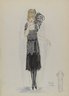 Fashion and Costume Sketch Collection, 1912-1950.